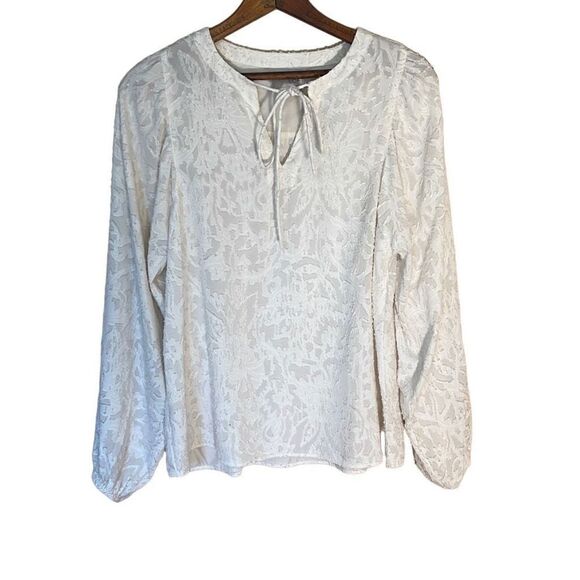 LOFT Lightweight Neck Tie Top - Picture 1 of 7